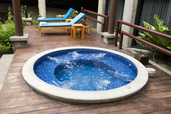 Hot Tub Deck Construction in Zionsville