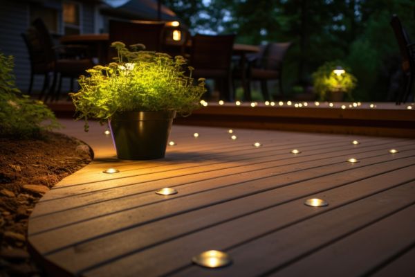 Ground Level Deck Construction in Zionsville