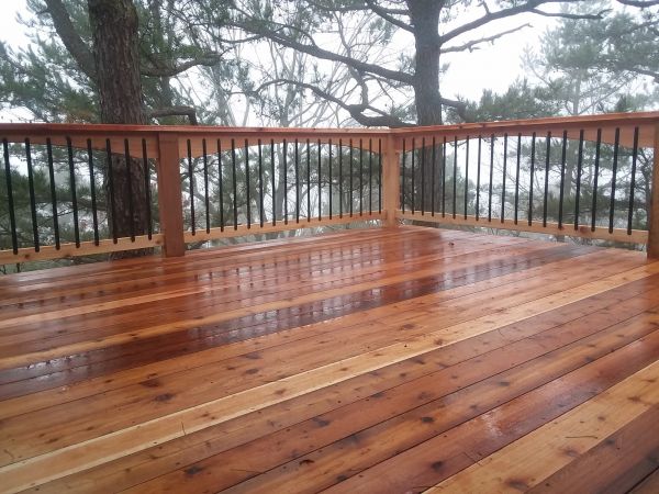 Cedar Deck Repair in Zionsville